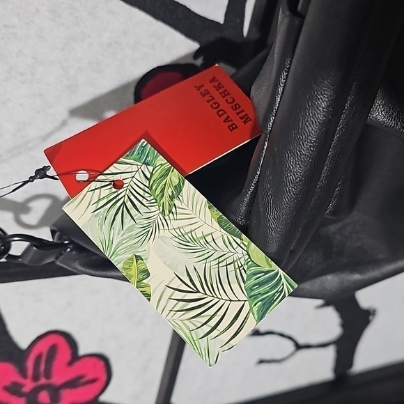 Badgley Mischka Vegan Leather‎ Bag Purse w/ Chain New - Picture 5 of 11